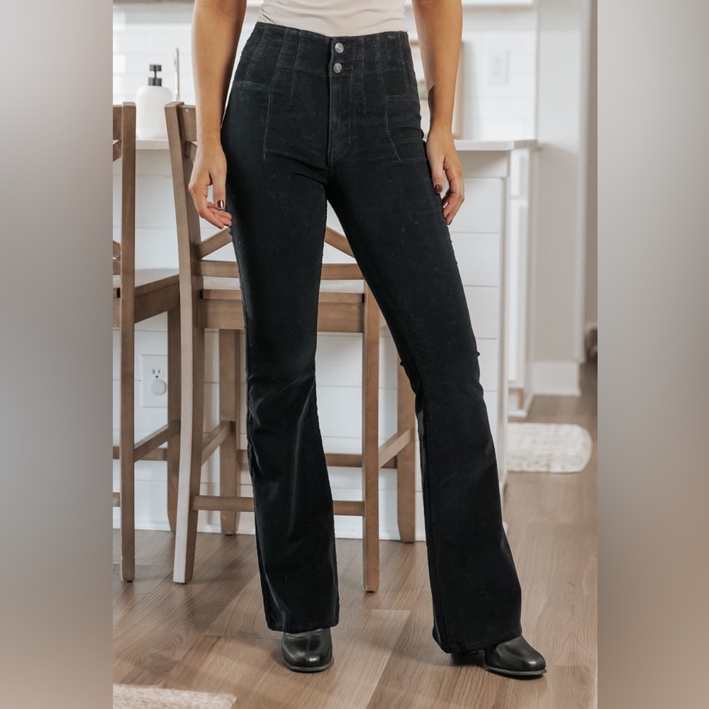 We The Free High-Rise Black Boot Cut Pants